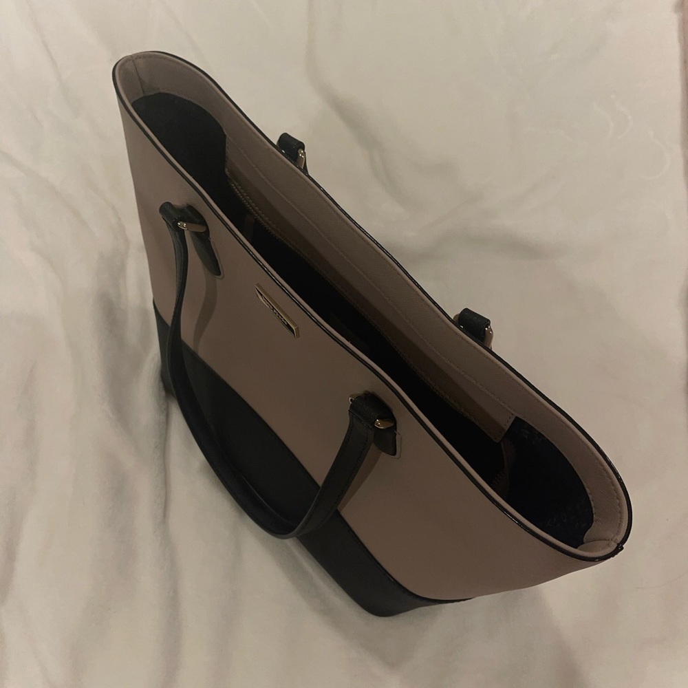 Rose and Black Kate Spade Tote - Picture 5 of 5